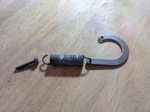 La z boy Tension Spring w bolt lazy hook bracket swivel rotate part 1 side set