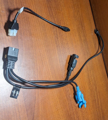 LAZY BOY 2 CABLE SET BLUE REPAIR FIX PART PIN ADAPTER Electric Power Recliner