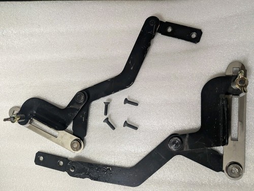 LaZboy Recliner Side Seat Part Black Bracket Lazy Boy Frame 2 Hole Arm Leg L